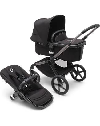 Bugaboo Bugaboo Fox5 Complete Set - Graphite Midnight Black - from Birth to 22kg Pushchairs
