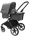 Bugaboo Bugaboo Lynx - Black/Grey Mélange - Multi-terrain Stroller - PushChair + Carry Cot Pushchairs