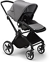 Bugaboo Bugaboo Lynx - Black/Grey Mélange - Multi-terrain Stroller - PushChair + Carry Cot Pushchairs