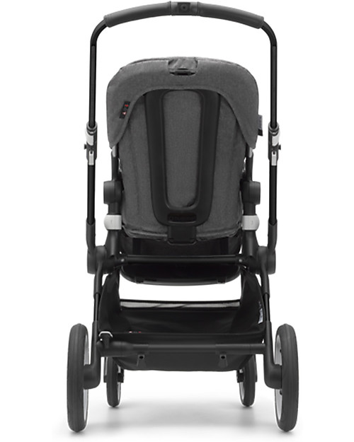 Bugaboo Bugaboo Lynx - Black/Grey Mélange - Multi-terrain Stroller - PushChair + Carry Cot Pushchairs