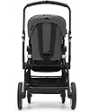 Bugaboo Bugaboo Lynx - Black/Grey Mélange - Multi-terrain Stroller - PushChair + Carry Cot Pushchairs