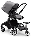 Bugaboo Bugaboo Lynx - Black/Grey Mélange - Multi-terrain Stroller - PushChair + Carry Cot Pushchairs