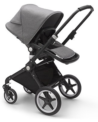 Bugaboo Bugaboo Lynx - Black/Grey Mélange - Multi-terrain Stroller Pushchairs