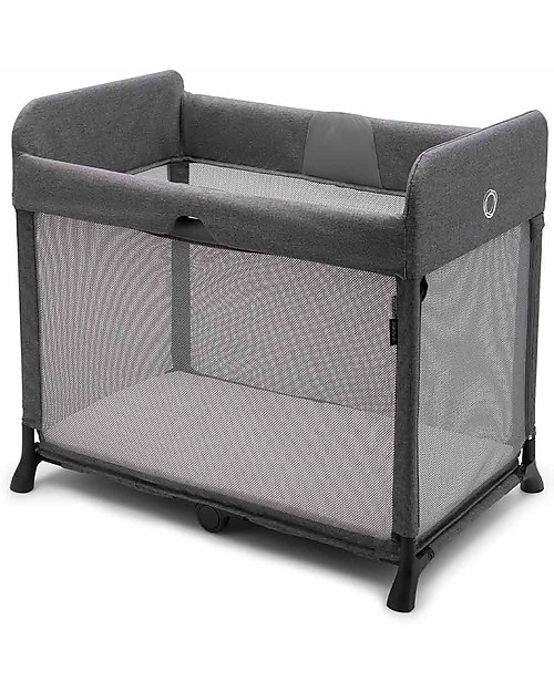 Bugaboo Bugaboo Stardust Travel Cot - Grey Mélange - Unfolds in 1 second! Travel Cots