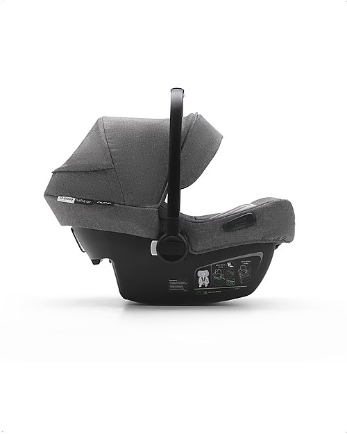 Bugaboo Bugaboo Turtle Air by Nuna Ultra-light Car Seat - Grey Mélange - From birth Car Seats Group 0+/1