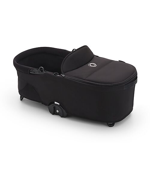 Bugaboo Bugabooo Dragonfly Bassinet Complete - Midnight Black - Compact Comfort from Birth to 6 Months Pram Systems