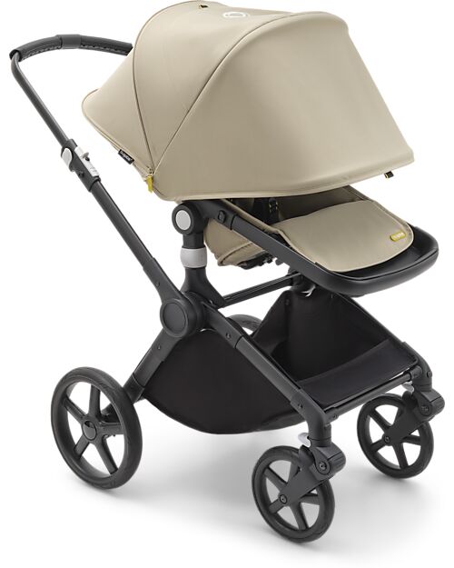 Bugaboo Fox Cub Complete Set Black Desert Beige from Birth to