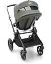 Bugaboo Fox Cub Complete Set - Black Forest Green - from Birth to 22kg! Trio and Duo Strollers
