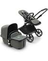 Bugaboo Fox Cub Complete Set - Black Forest Green - from Birth to 22kg! Trio and Duo Strollers
