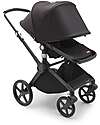 Bugaboo Fox Cub Complete Set - Black Midnight Black - from Birth to 22kg! Trio and Duo Strollers