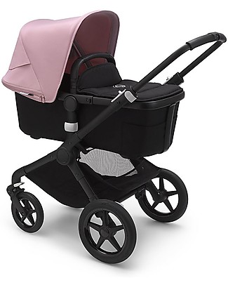 Bugaboo Fox2 Stroller Black with Pink Canopy - Chosen by Chiara Ferragni! Travel Systems