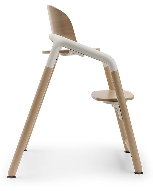 Bugaboo Giraffe Evolutionary Chair - Natural White - FSC Beech Wood and Sustainable Bio Plastic High Chairs