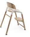 Bugaboo Giraffe Evolutionary Chair - Natural White - FSC Beech Wood and Sustainable Bio Plastic High Chairs