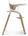 Bugaboo Giraffe Evolutionary Chair - Natural White - FSC Beech Wood and Sustainable Bio Plastic High Chairs