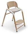 Bugaboo Giraffe Evolutionary Chair - Natural White - FSC Beech Wood and Sustainable Bio Plastic High Chairs
