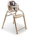 Bugaboo Giraffe Evolutionary Chair - Natural White - FSC Beech Wood and Sustainable Bio Plastic High Chairs