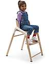 Bugaboo Giraffe Evolutionary Chair - Natural White - FSC Beech Wood and Sustainable Bio Plastic High Chairs