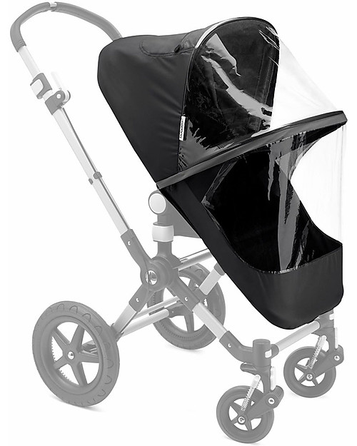 Bugaboo Hi tech Raincover for Bugaboo Fox and Cameleon Strollers Black unisex bambini