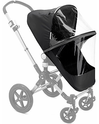 Bugaboo Hi-tech Raincover for Bugaboo Fox and Cameleon Strollers - Black Rain Cover