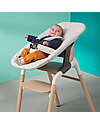 Bugaboo Newborn Set for Giraffe Base - Polar White - Water-Repellent Fabrics Accessories for High Chairs