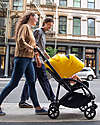 Bugaboo OUTLET - Bugaboo Bee 6 Pushchair From Birth to 4 Years - Black/Yellow -  Top Manoeuvrability - Showroom Sample Lights Strollers