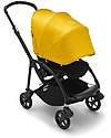 Bugaboo OUTLET - Bugaboo Bee 6 Pushchair From Birth to 4 Years - Black/Yellow -  Top Manoeuvrability - Showroom Sample Lights Strollers
