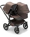 Bugaboo Pram/Stroller Donkey 5 Mineral Mono Complete - Black/Taupe - Converts in Duo in 3 Clicks! Double Pushchairs