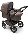Bugaboo Pram/Stroller Donkey 5 Mineral Mono Complete - Black/Taupe - Converts in Duo in 3 Clicks! Double Pushchairs