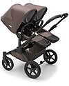 Bugaboo Pram/Stroller Donkey 5 Mineral Mono Complete - Black/Taupe - Converts in Duo in 3 Clicks! Double Pushchairs