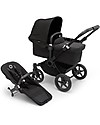 Bugaboo Pram/Stroller Donkey 5 Mono Complete - Black - Converts in Duo in 3 Clicks! Double Pushchairs