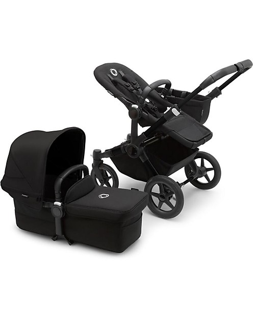 Bugaboo Pram/Stroller Donkey 5 Mono Complete - Black - Converts in Duo in 3 Clicks! Double Pushchairs