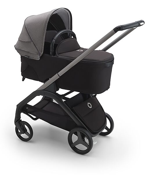 Bugaboo Sun Canopy for Bugaboo Dragonfly - Grey Melange - UPF50+ Cover and Frame