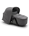 Bugaboo Trio Bee 6 Stroller Grey Melange with Carrycoat and Turtle Air Car Seat Grey Melange - Adapters Included! Trio and Duo Strollers