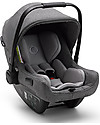 Bugaboo Trio Donkey 3 Stroller Grey Mélange with Carrycoat and Turtle Air Car Seat Grey Mélange  Trio and Duo Strollers