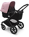 Bugaboo Trio Fox2 Black with Pink Canopy and Turtle Air Car Seat Black - Chosen by Chiara Ferragni! Trio and Duo Strollers