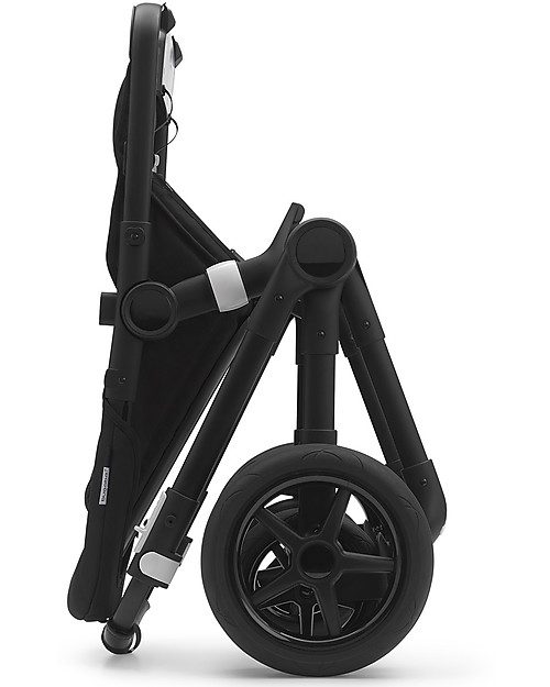 Bugaboo Trio Fox2 Black with Pink Canopy and Turtle Air Car Seat Black - Chosen by Chiara Ferragni! Trio and Duo Strollers
