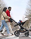 Bugaboo Trio Fox2 Black with Pink Canopy and Turtle Air Car Seat Black - Chosen by Chiara Ferragni! Trio and Duo Strollers