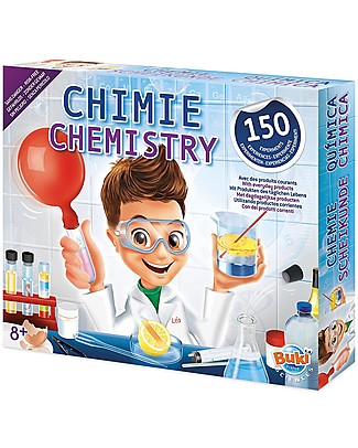 Buki Chemistry Lab - 150 experiments with everyday objects! STEM toys