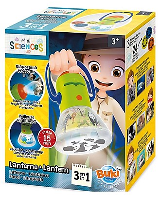 Buki Lantern 3 in 1 - Animals Projection, Night Light and Torch Pretend Play