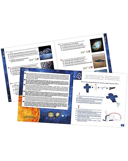 Buki Mini Lab, Space - 6 experiments to observe the sky and the stars! STEM toys