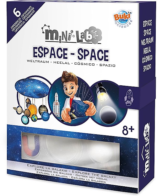 Buki Mini Lab, Space - 6 experiments to observe the sky and the stars! STEM toys