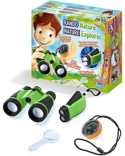 Buki Nature Explorer - Complete with binoculars and compass! STEM toys