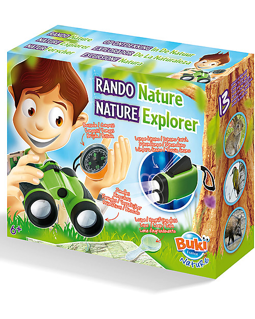 Buki Nature Explorer - Complete with binoculars and compass! STEM toys