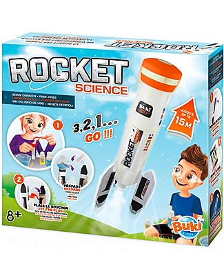 Buki Rocket Science - Launch your Rocket to Heights of up to 15 Metres! STEM toys