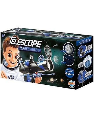 Buki Starter Telescope with 15 activities - For Night and Day! STEM toys