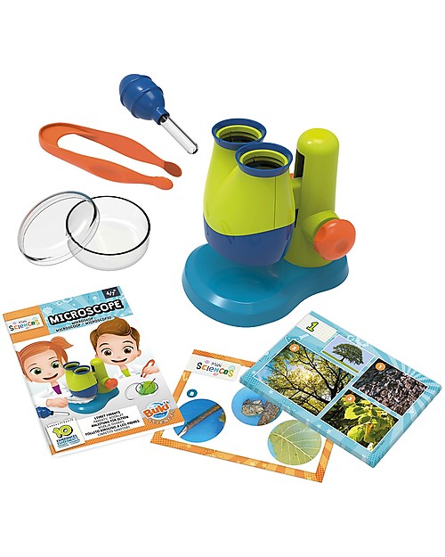 Buki Toy Microscope - 10 Fun experiments included! STEM toys