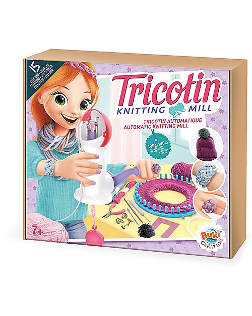 Buki Tricotin Automatic Knitting Mill 15 Creations Includes 190 Gr