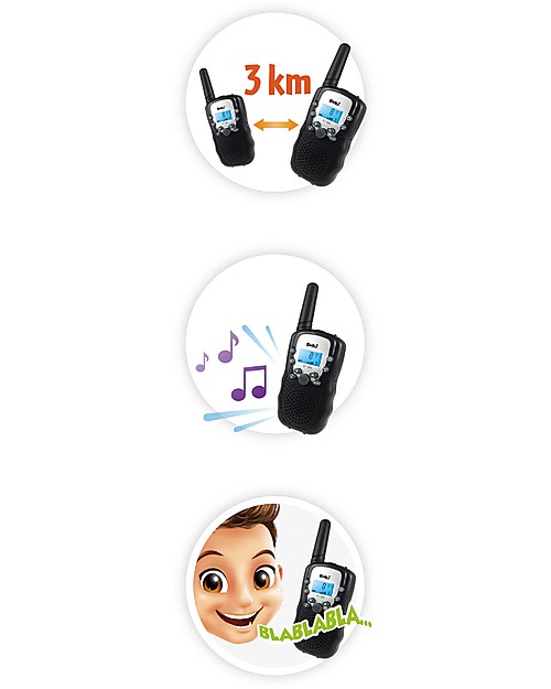 Buki Walkie Talkie - 3 km range! STEM toys