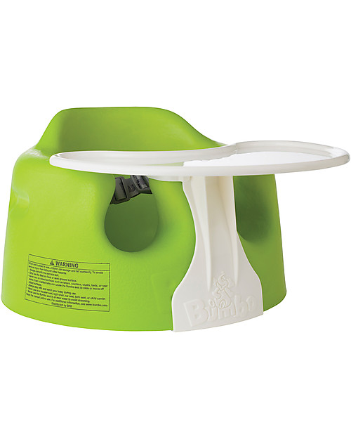 Bumbo Bumbo Baby Floor Seat with Tray Green from 3 months old unisex bambini