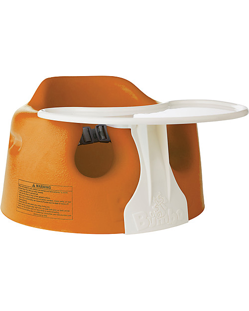 Bumbo Bumbo Baby Floor Seat with Tray - Orange (from 3 months old) Chairs